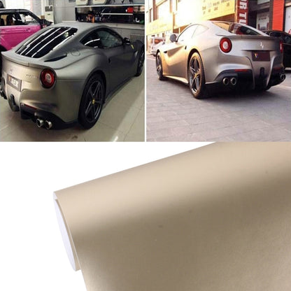 8m * 0.5m Ice Blue Metallic Matte Icy Ice Car Decal Wrap Auto Wrapping Vehicle Sticker Motorcycle Sheet Tint Vinyl Air Bubble Sticker(Rose Gold) - Auto Film by PMC Jewellery | Online Shopping South Africa | PMC Jewellery | Buy Now Pay Later Mobicred