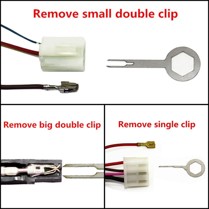 3 PCS Auto Car Plug Circuit Board Wire Harness Terminal Extraction Pick Connector Crimp Pin Back Needle Remove Tool - Booster Cable & Clip by PMC Jewellery | Online Shopping South Africa | PMC Jewellery