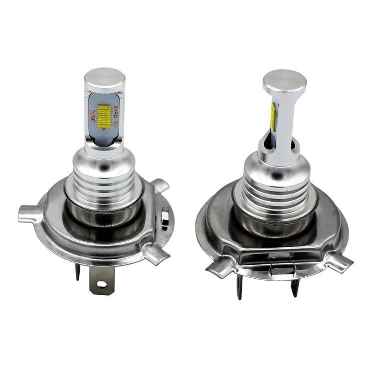 2 PCS H4 72W 1000LM 6000-6500K Super Bright White Light Car Fog LED Bulbs, DC 12-24V - Fog / Driving Lights by PMC Jewellery | Online Shopping South Africa | PMC Jewellery | Buy Now Pay Later Mobicred