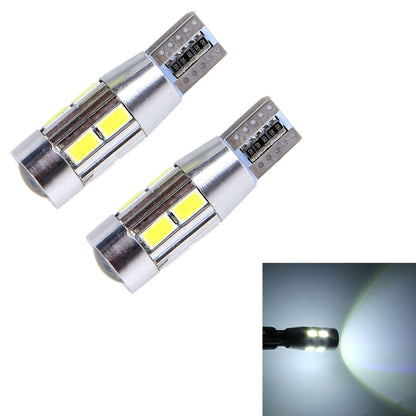 2 PCS T10 6W White Light 10 SMD 5630 LED Error-Free Canbus Car Clearance Lights Lamp, DC 12V - Clearance Lights by PMC Jewellery | Online Shopping South Africa | PMC Jewellery | Buy Now Pay Later Mobicred