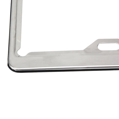 2 PCS  Stainless Steel License Plate Frame Car License Plate Frame Holder - License Plate Covers & Frames by PMC Jewellery | Online Shopping South Africa | PMC Jewellery | Buy Now Pay Later Mobicred