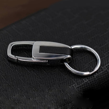 Single Ring Metal Leather Key Chain Metal Car Key Ring Multi-functional Tool Key Holder Key Chains Rings Holder For Car Key Rings - Key Rings by PMC Jewellery | Online Shopping South Africa | PMC Jewellery