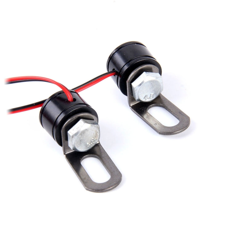 2 PCS 12V 3W Eagle Eyes LED Light For Motorcycle ，Wire Length: 45cm(Red Light) - Eagle Eye Lights by PMC Jewellery | Online Shopping South Africa | PMC Jewellery