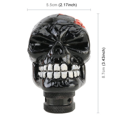 Universal Skull Head Shape Manual or Automatic Gear Shift Knob, Size: 8.7x5.5cm (Black) - Shift Knob by PMC Jewellery | Online Shopping South Africa | PMC Jewellery | Buy Now Pay Later Mobicred