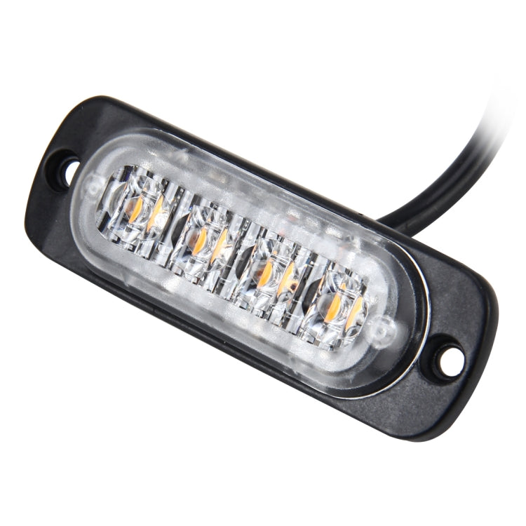 DC 12V-24V 2W 4LEDs SMD-2835 Lamps 17 Flash Patterns 3 Lines Car Flash Lamp Waterproof Car Truck Emergency Strobe Flash Warning Light, Cable Length: 90cm - Warning Lights by PMC Jewellery | Online Shopping South Africa | PMC Jewellery | Buy Now Pay Later Mobicred