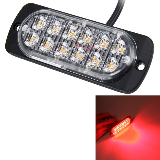 DC 12V-24V 2W 12LEDs SMD-2835 Lamps 17 Flash Patterns 3 Lines Car Flash Lamp Waterproof Car Truck Emergency Strobe Flash Warning Light, Cable Length: 90cm - Warning Lights by PMC Jewellery | Online Shopping South Africa | PMC Jewellery | Buy Now Pay Later Mobicred