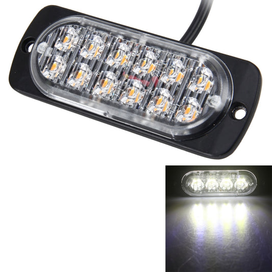 DC 12V-24V  2W 12LEDs SMD-2835 Lamps 17 Flash Patterns 3 Lines Car Flash Lamp Waterproof Car Truck Emergency Strobe Flash Warning Light, Cable Length: 90cm - Warning Lights by PMC Jewellery | Online Shopping South Africa | PMC Jewellery | Buy Now Pay Later Mobicred