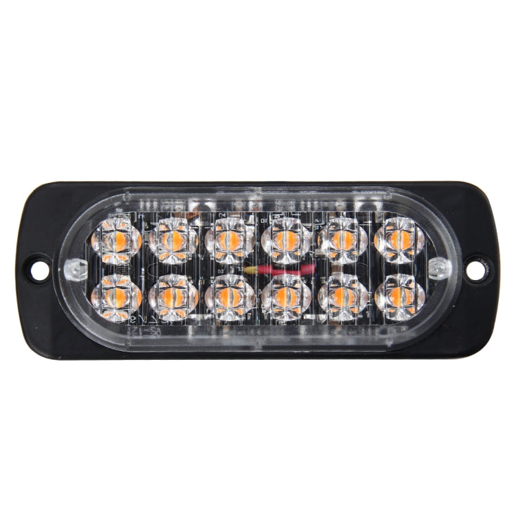 DC 12V-24V  2W 12LEDs SMD-2835 Lamps 17 Flash Patterns 3 Lines Car Flash Lamp Waterproof Car Truck Emergency Strobe Flash Warning Light, Cable Length: 90cm - Warning Lights by PMC Jewellery | Online Shopping South Africa | PMC Jewellery | Buy Now Pay Later Mobicred