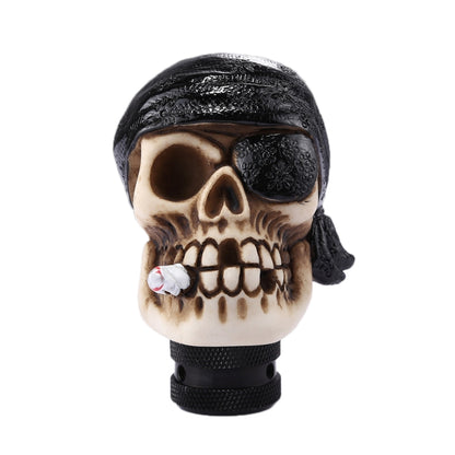 Pirate Skull Shaped Universal Vehicle Car Shifter Cover Manual Automatic Gear Shift Knob (Black) - Shift Knob by PMC Jewellery | Online Shopping South Africa | PMC Jewellery