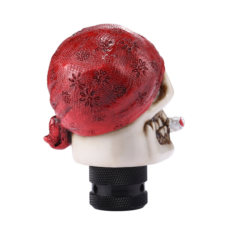 Pirate Skull Shaped Universal Vehicle Car Shifter Cover Manual Automatic Gear Shift Knob (Red) - Shift Knob by PMC Jewellery | Online Shopping South Africa | PMC Jewellery | Buy Now Pay Later Mobicred