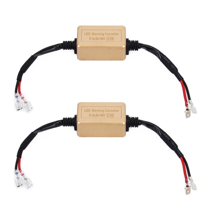 2 PCS H1 H3 LED Headlight Canbus Error Free Computer Warning Canceller Resistor Decoders Anti-Flicker Capacitor Harness - Headlight Ballast by PMC Jewellery | Online Shopping South Africa | PMC Jewellery | Buy Now Pay Later Mobicred