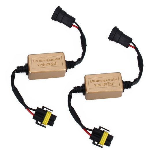 2 PCS H8 H9 H11 LED Headlight Canbus Error Free Computer Warning Canceller Resistor Decoders Anti-Flicker Capacitor Harness - Headlight Ballast by PMC Jewellery | Online Shopping South Africa | PMC Jewellery | Buy Now Pay Later Mobicred