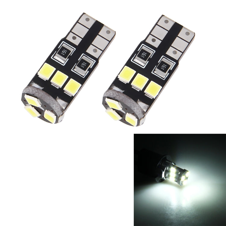 2 PCS T10/W5W/194/501 1.5W 90LM 6000K 9 SMD-3528 LED Bulbs Car Reading Lamp Clearance Light with Decoder, DC 12V - Clearance Lights by PMC Jewellery | Online Shopping South Africa | PMC Jewellery | Buy Now Pay Later Mobicred