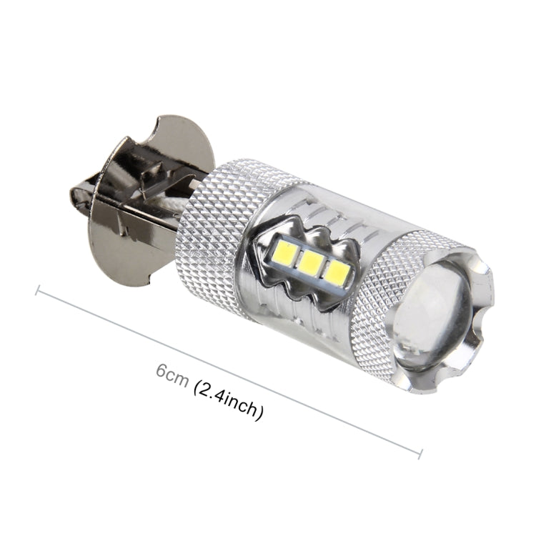 2 PCS H3 DC 12V 5W 250LM Auto Car Fog Lights with 16 SMD-2835 LED Bulbs (White Light) - Fog / Driving Lights by PMC Jewellery | Online Shopping South Africa | PMC Jewellery | Buy Now Pay Later Mobicred