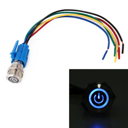 Five Plugs Car Power Switch with Cable, Cable Length: 18cm (Blue) - Car Switches by PMC Jewellery | Online Shopping South Africa | PMC Jewellery