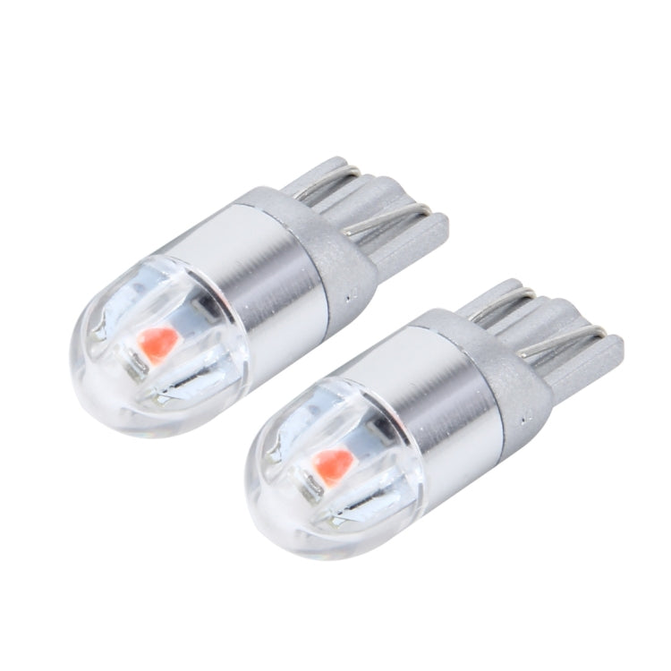 2 PCS T10 2W 2 SMD-3030 LED Car Clearance Lights Lamp, DC 12V (Red Light) - Clearance Lights by PMC Jewellery | Online Shopping South Africa | PMC Jewellery | Buy Now Pay Later Mobicred