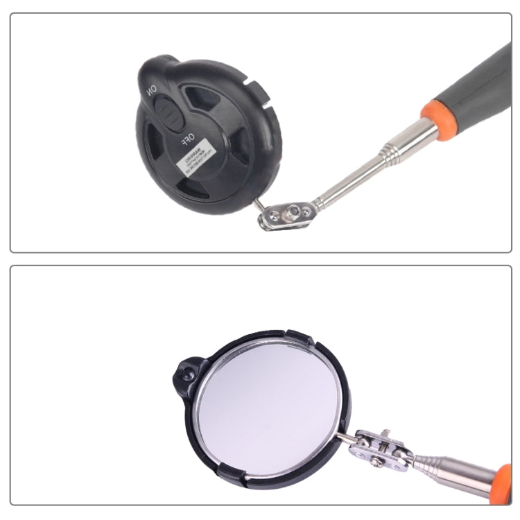 Retractable Vehicle Car Chassis Telescoping Inspection Mirror with 1 PCS 3mm LED Light, Mirror Diameter: 32mm, Max Expanding Length: 905mm - Electronic Test by PMC Jewellery | Online Shopping South Africa | PMC Jewellery | Buy Now Pay Later Mobicred