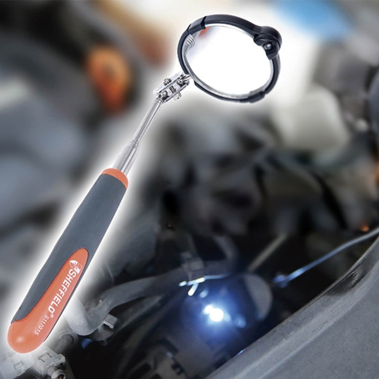 Retractable Vehicle Car Chassis Telescoping Inspection Mirror with 1 PCS 3mm LED Light, Mirror Diameter: 32mm, Max Expanding Length: 905mm - Electronic Test by PMC Jewellery | Online Shopping South Africa | PMC Jewellery | Buy Now Pay Later Mobicred