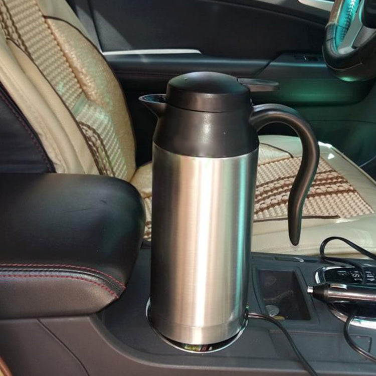 HJ-18A Stainless Steel Electric Mug 750ml DC 12V Car Electric Kettle Heated Mug Car Coffee Cup With Charger Cigarette Lighter Heating Cup Kettle Insulated Water Heater Mug - Heating Cups by PMC Jewellery | Online Shopping South Africa | PMC Jewellery | Buy Now Pay Later Mobicred