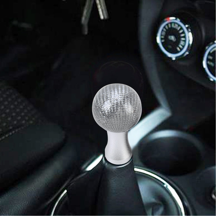 Universal Car Gear Shift Knob Modified Car Gear Shift Knob Auto Transmission Shift Lever Knob Carbon Lead Gear Knobs  with Three Rubber Covers - Shift Knob by PMC Jewellery | Online Shopping South Africa | PMC Jewellery | Buy Now Pay Later Mobicred