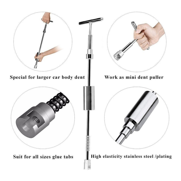 7 in 1 Auto Repair Body Tool Kit PDR Dent Paintless Repair Tools Dent Puller T Bar Slide Hammer Reverse Hammer for Dent - Sheet Metal Tools by PMC Jewellery | Online Shopping South Africa | PMC Jewellery | Buy Now Pay Later Mobicred