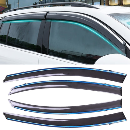 4 PCS Window Sunny Rain Visors Awnings Sunny Rain Guard for Honda CITY 2015-2018 Version - Window Foils & Solar Protection by PMC Jewellery | Online Shopping South Africa | PMC Jewellery | Buy Now Pay Later Mobicred