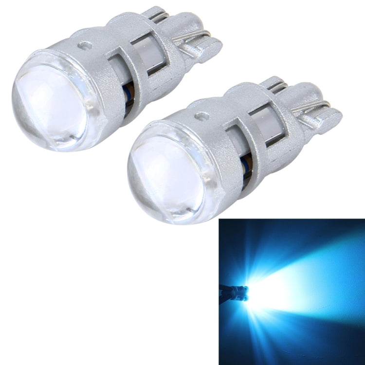 10 PCS T10 1W 50LM Car Clearance Light with SMD-3030 Lamp, DC 12V(Ice Blue Light) - Clearance Lights by PMC Jewellery | Online Shopping South Africa | PMC Jewellery | Buy Now Pay Later Mobicred