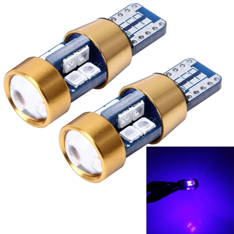 2 PCS T10 3W Error-Free Car Clearance Light with 19 SMD-3030 LED Lamp, DC 12V (Blue Light) - Clearance Lights by PMC Jewellery | Online Shopping South Africa | PMC Jewellery | Buy Now Pay Later Mobicred