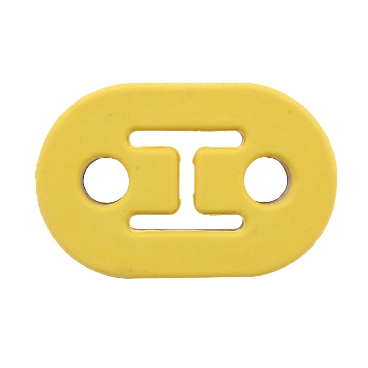 Universal Car Two Holes Adjustable Rubber Mounting Bracket Exhaust Tube Hanging Rubber Tube Car Exhaust Pipe Hanging Shackle Hanging Exhaust Hanging From Ear(Yellow) - Exhaust Pipes by PMC Jewellery | Online Shopping South Africa | PMC Jewellery | Buy Now Pay Later Mobicred