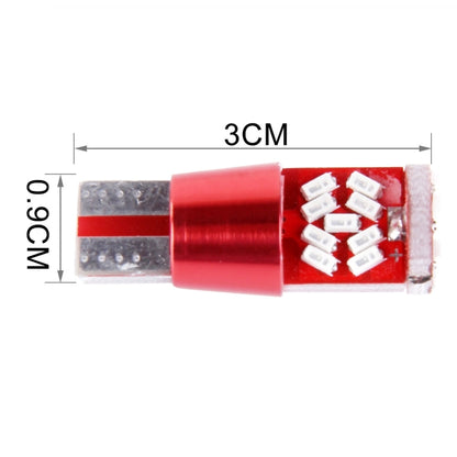 2 PCS T10 5W 27 SMD-3014 LEDs Car Clearance Light Lamp, DC 12V(Red Light) - Clearance Lights by PMC Jewellery | Online Shopping South Africa | PMC Jewellery | Buy Now Pay Later Mobicred