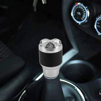 Universal Car Diamond Gear Shift Knob Modified Car Gear Shift Knob Auto Transmission Shift Lever Knob Gear Knobs(Silver) - Shift Knob by PMC Jewellery | Online Shopping South Africa | PMC Jewellery | Buy Now Pay Later Mobicred