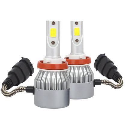 2 PCS H8/H9/H11 18W 1800 LM 8000K IP68 Casnbus Constant Current Car LED Headlight with 2 COB Lamps, DC 9-36V(Ice Blue Light) - LED Headlamps by PMC Jewellery | Online Shopping South Africa | PMC Jewellery | Buy Now Pay Later Mobicred