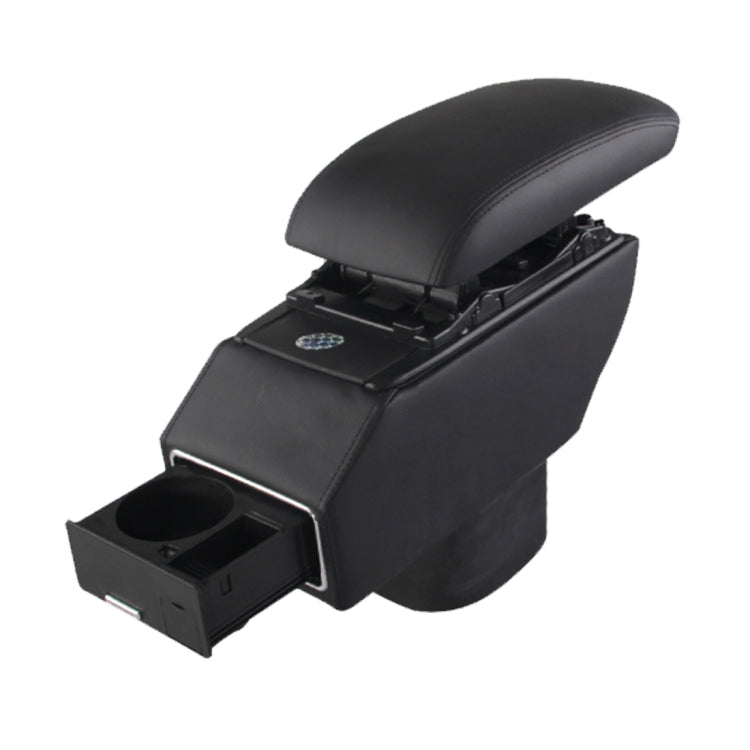 Car ABS Leather Wrapped  Armrest Box with Fast Charge USB Holes and Cables for Cruzez - Stowing Tidying by PMC Jewellery | Online Shopping South Africa | PMC Jewellery | Buy Now Pay Later Mobicred