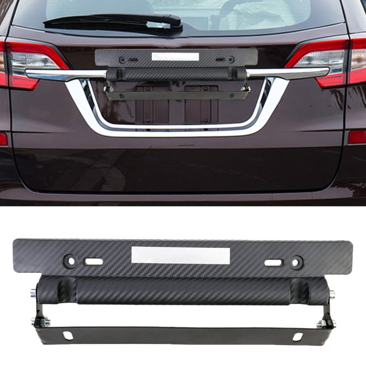 Universal Car License Holder Number Plate Frame Adjustable License Plate Holder - License Plate Covers & Frames by PMC Jewellery | Online Shopping South Africa | PMC Jewellery | Buy Now Pay Later Mobicred