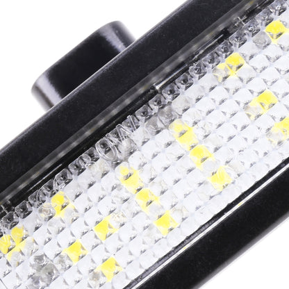 2 PCS DC 12V 3W 150LM 6000K LED License Plate Light 18LEDs SMD-3528 Bulbs Lamps for Ford Mustang 2010-2014 - License Plate Lights by PMC Jewellery | Online Shopping South Africa | PMC Jewellery | Buy Now Pay Later Mobicred