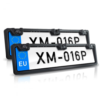 PZ600L-2 Europe Car License Plate Frame Front Rear View Camera - Rear View Cameras by PMC Jewellery | Online Shopping South Africa | PMC Jewellery | Buy Now Pay Later Mobicred