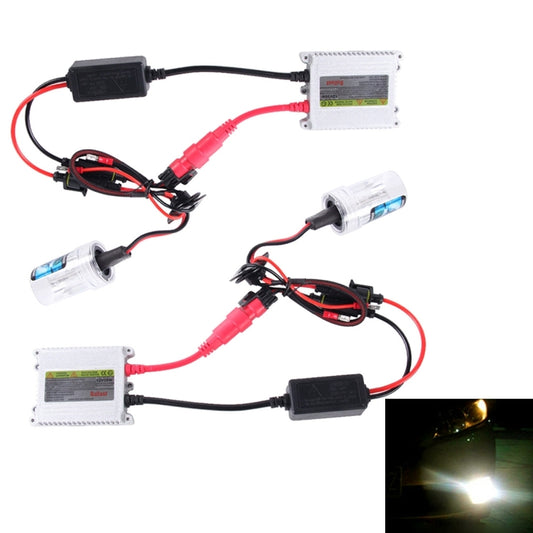 2PCS 35W HB3/9005 2800 LM Slim HID Xenon Light with 2 Alloy HID Ballast, High Intensity Discharge Lamp, Color Temperature: 8000K - Xenon Lights by PMC Jewellery | Online Shopping South Africa | PMC Jewellery | Buy Now Pay Later Mobicred