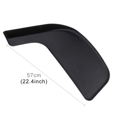 2 PCS Universal Fit Car Front Bumper Spoiler Lip Splitter Diffuser SUV ABS Front Shovel, Length: 57cm - Bumper by PMC Jewellery | Online Shopping South Africa | PMC Jewellery | Buy Now Pay Later Mobicred