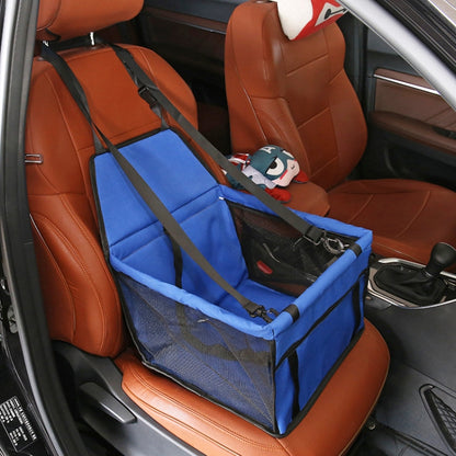 Nonslip Folding Breathable Waterproof Car Vice Driving Seat Cover Pet Cat Dog Bag, Size: 40 x 30 x 25 cm(Blue) - Seat Accessories by PMC Jewellery | Online Shopping South Africa | PMC Jewellery | Buy Now Pay Later Mobicred