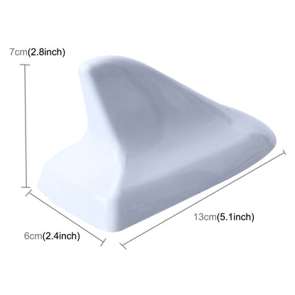 A-886 Car Auto Shark Fin Dome Antenna Decoration for Honda Buick Nissan Hyundai Toyota Volkswagen Mazda(White) - Aerials by PMC Jewellery | Online Shopping South Africa | PMC Jewellery