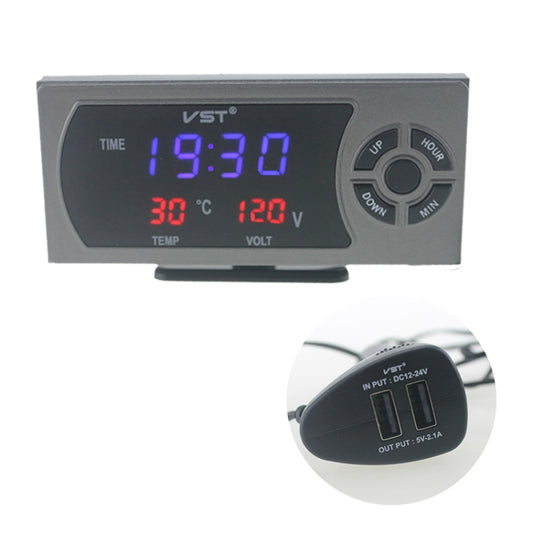 Automobile Electronic Voltage Thermometer - Clocks & Car Meters by PMC Jewellery | Online Shopping South Africa | PMC Jewellery | Buy Now Pay Later Mobicred