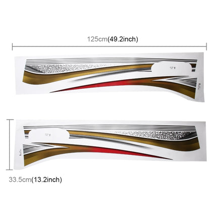 4 PCS SUV Body Decorative Strip Brand Car Streamline Shining Sticker for Toyota Prado 2016 Version - Decorative Sticker by PMC Jewellery | Online Shopping South Africa | PMC Jewellery | Buy Now Pay Later Mobicred