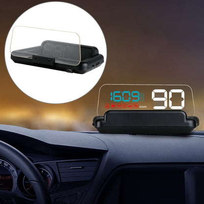 C500 Car HUD Virtual HD Projection Head-up Display, With Adjustable Reflection Board, Speed & RPM & Water Temperature & Oil Consumption & Driving Distance / Time & Voltage Display, Over Speed Alarm, Connect OBD2 Interface(Blue) - Head Up Display System by PMC Jewellery | Online Shopping South Africa | PMC Jewellery | Buy Now Pay Later Mobicred