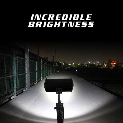 7 inch Four Rows 35W 2000LM 6000K Car Truck Off-road Vehicle LED Work Lights Spotlight - Work Lights by PMC Jewellery | Online Shopping South Africa | PMC Jewellery | Buy Now Pay Later Mobicred