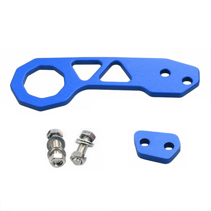 Aluminum Alloy Rear Tow Towing Hook Trailer Ring for Universal Car Auto with 2 x Screw Holes(Blue) - Towing Bars by PMC Jewellery | Online Shopping South Africa | PMC Jewellery | Buy Now Pay Later Mobicred