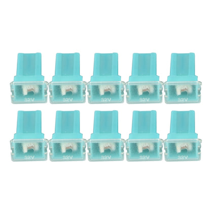 10 PCS Vehicle Car Plastic Shell Straight Female Terminal Push in Blade Cartridge PAL Fuse 20Amp 32V - Fuse by PMC Jewellery | Online Shopping South Africa | PMC Jewellery