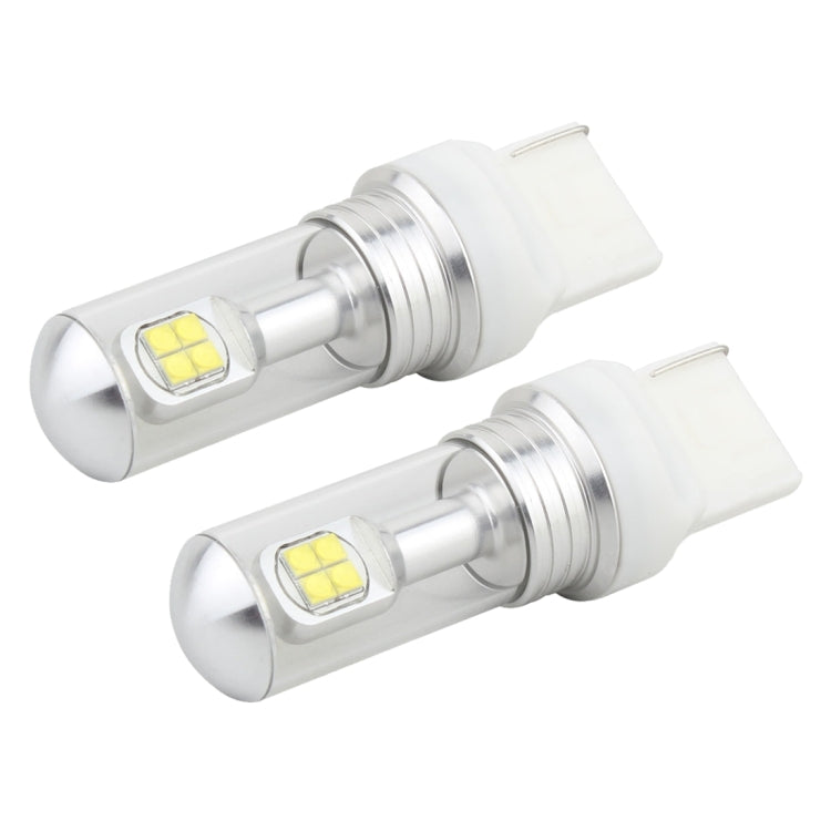 2 PCS 7440 40W 800 LM 6000K Car Turn Light Backup Light Brake Light with 8 CREE Lamps, DC 12V(White Light) - Arrow Turn Lights by PMC Jewellery | Online Shopping South Africa | PMC Jewellery | Buy Now Pay Later Mobicred