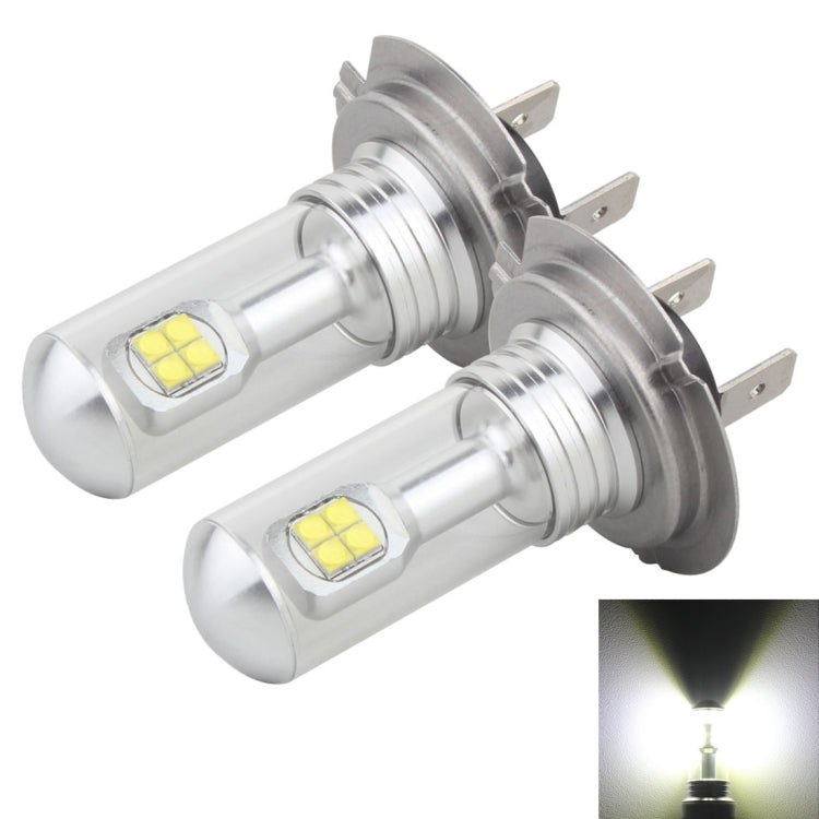 2 PCS  H7 40W 800 LM 6000K 8 CREE LEDs Car Fog Lights, DC 12V(White Light) - Fog / Driving Lights by PMC Jewellery | Online Shopping South Africa | PMC Jewellery | Buy Now Pay Later Mobicred