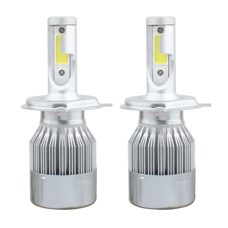 2 PCS  H4 18W 1800 LM 6000K IP68 Canbus Constant Current Car LED Headlight with 2 COB Lamps, DC 9-36V(White Light) - LED Headlamps by PMC Jewellery | Online Shopping South Africa | PMC Jewellery | Buy Now Pay Later Mobicred