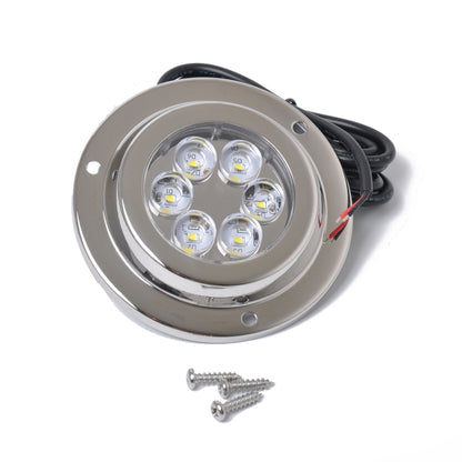 DC 10-30V 12W IP68 316 Stainless 6 LEDs Blue Light Underwater Light Boat High Power Bright for Marine / Yacht - Marine Accessories & Parts by PMC Jewellery | Online Shopping South Africa | PMC Jewellery